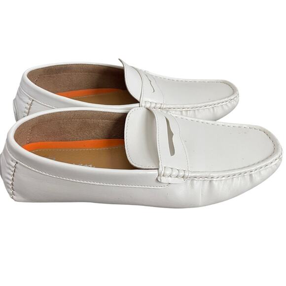 Jousen Milan White Loafer Shoes Size 11.5 - Picture 1 of 7